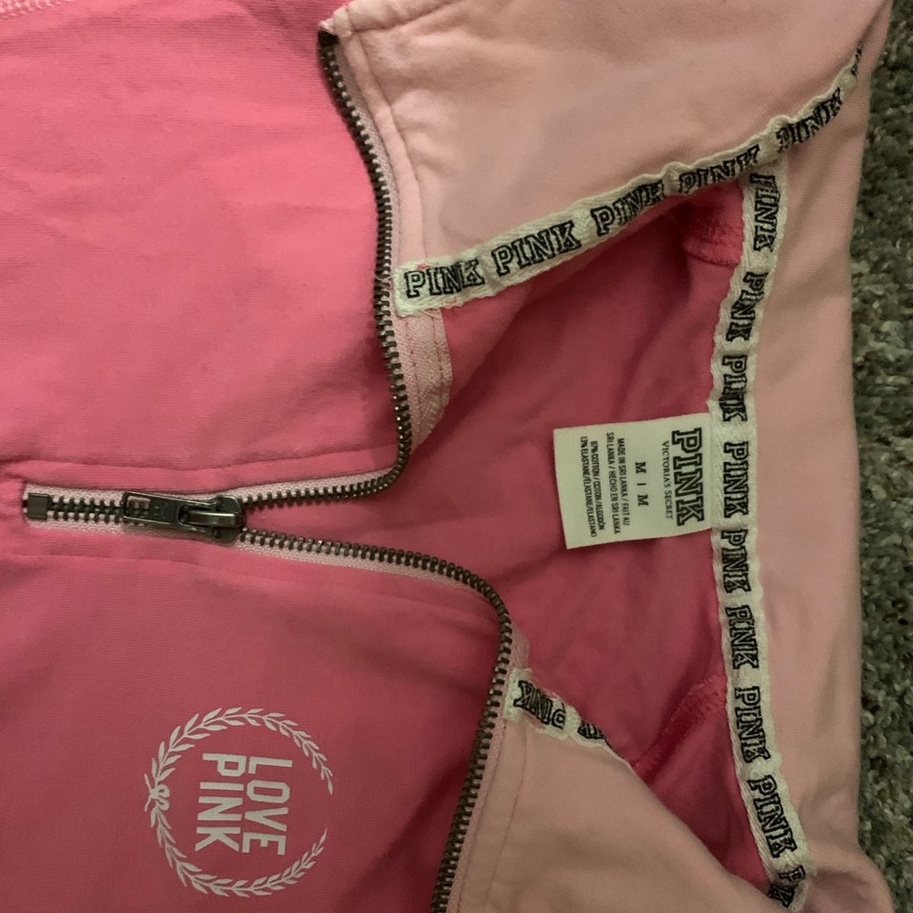 Victoria’s Secret  half zip hoodie with no hood